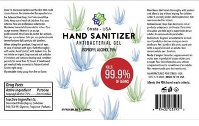 236 mL Label (Stratamedi 8oz)
